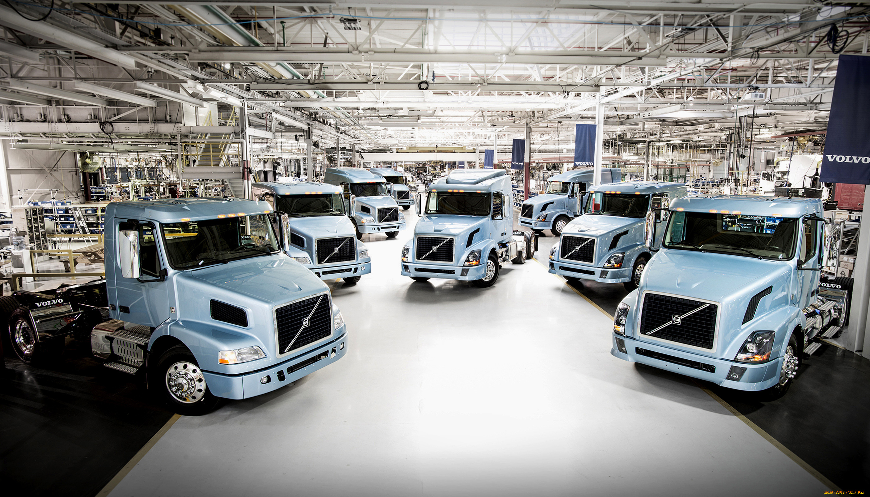 , volvo trucks, volvo, industry